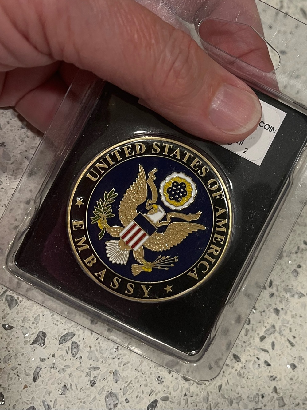 Embassy Challenge Coin Collection-Romania, Poland, Guatemala, Italy, Etc - Picture 10 of 16